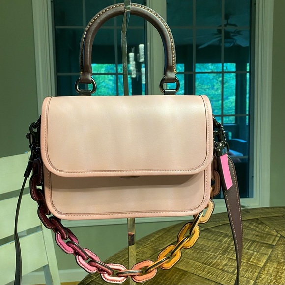 Coach Bags Coach Rogue Top Handle Bag In Carnation Vhtf Poshmark
